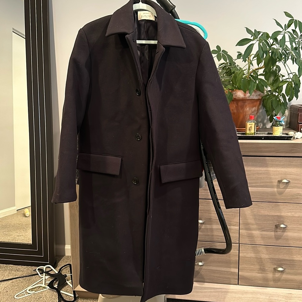 Men’s Zara wool jacket coat size S